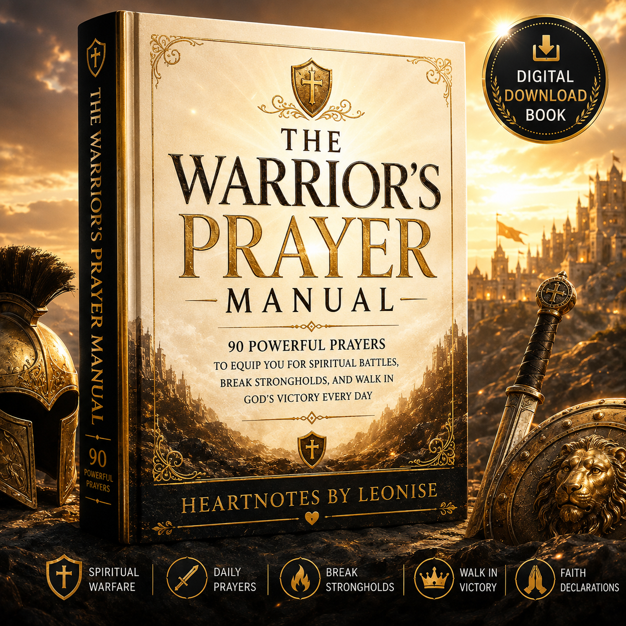 90 Powerful Biblical Prayers, Scriptures, and Faith Declarations to Stand Strong, Break Spiritual Strongholds, and Walk in God’s Victory Every Day