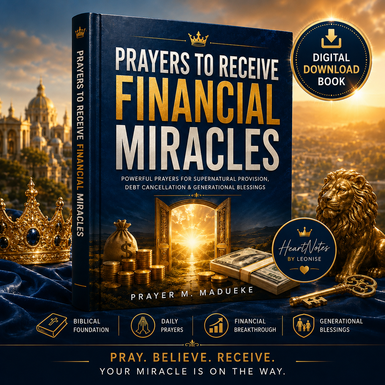 Prayers to Receive Financial Miracles | 230 Powerful Christian Prayers PDF | Debt Cancellation Breakthrough Prayer Book | Instant Download
